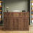Crystle Rectangle Manufactured Wood Reception Desk-2016007144
