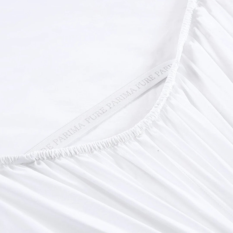 Egyptian Cotton Percale Mattress Protector, Queen, Elastic