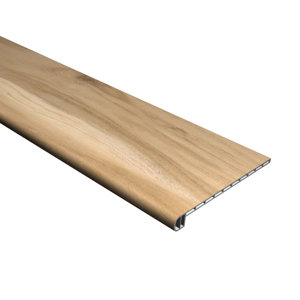 Vinyl 0.98 Thick x 11.5 Wide x 48 Length Stair Nose in Brown