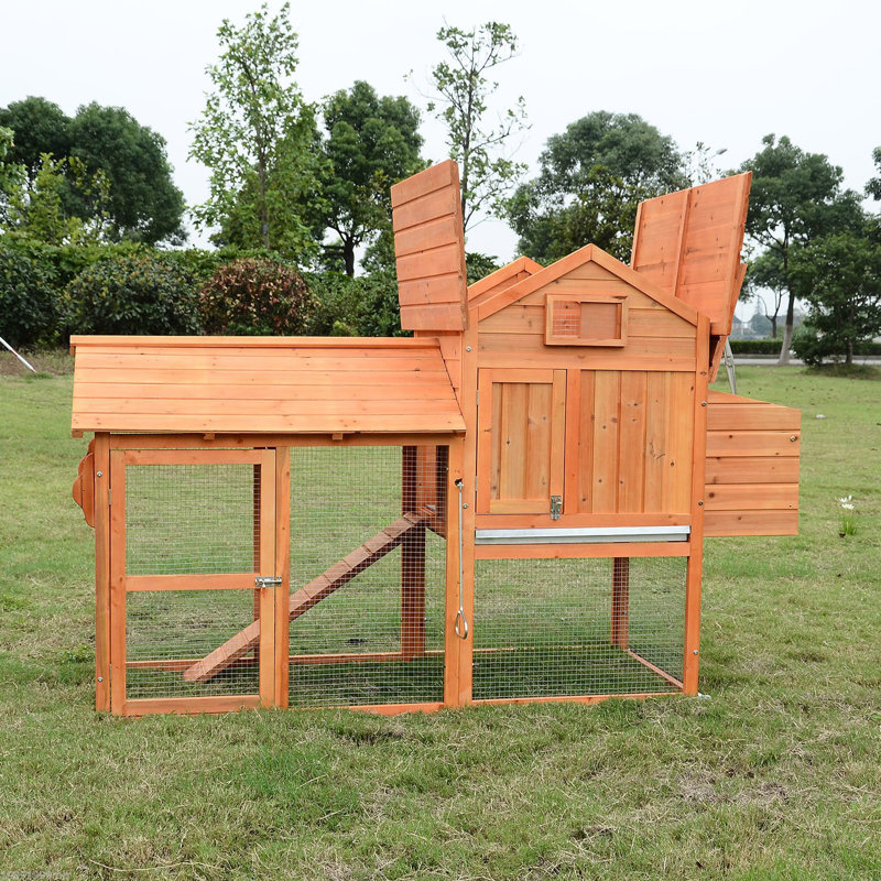 20 Square Feet Chicken Coop with Chicken Run For Up To 8 Chickens