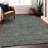 Premium Machine Washable Prisco Teal Rug-1299260527