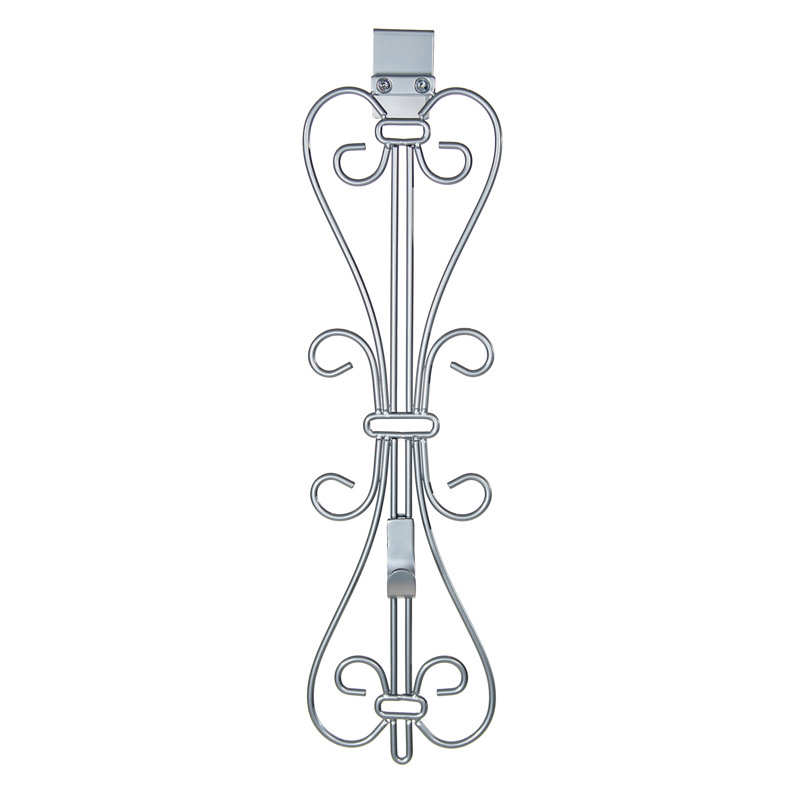 Cintre de couronne réglable pour porte - élégant, Argent