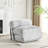 Benavidez Latina Indoor Foldable Bean Bag Lounge Chair, Gray Hue, 2 - In 1 , Soft Faux Fur, Shredded Foam Support For Work And Relax, Fur Cover, Fill