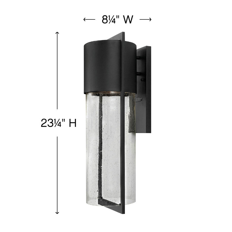 Dwell LED Outdoor Sconce, Buckeye Bronze, Incandescent, 15.5" H x 4.5" W x 4.75" D