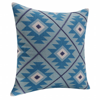 Geometric 100% Cotton Throw Square Pillow Cover
