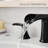 8 Inch Widespread Bathroom Tap - Black With Solid Brass Body And Pop Up Drain Mixer Hose