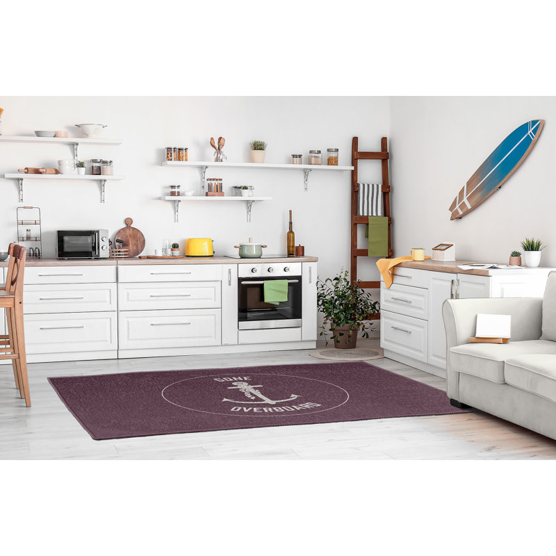Chenille Indoor Rug, Rectangle 5' x 7'
