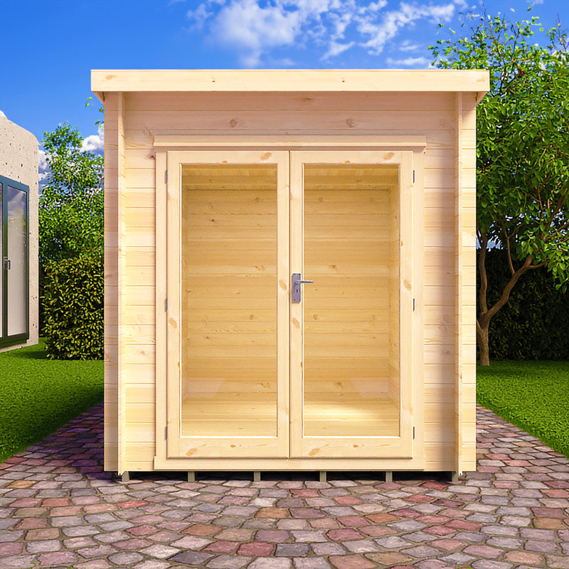 Emneth 10 x 7 ft 19 mm Log Cabin