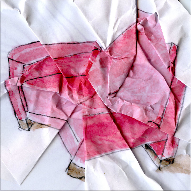Crumbled Chair 2 Print