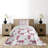 Eclectic Polyester Floral Coverlet