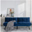 Canapé-lit pliant convertible bleu marine-735109692
