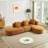 Modern Sofa Velvet Sectional Sofa Right Facing
