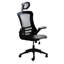 Fauteuil de direction moderne haut dossier en filet Techni Mobile-1856831224