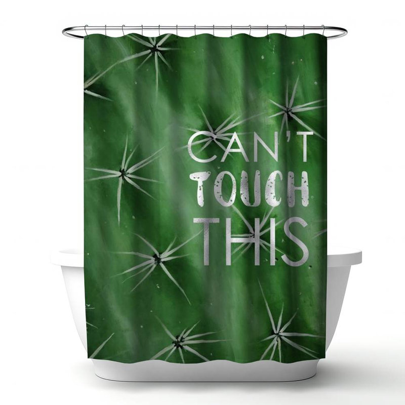 Shower Curtain FL274 – Polyester Shower Curtain, Dye Sublimation Print, 71" W × 74" L