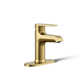 Hint Single-Handle Bathroom Sink Faucet with Escutcheon and Pop-Up Drain, 1.2 GPM