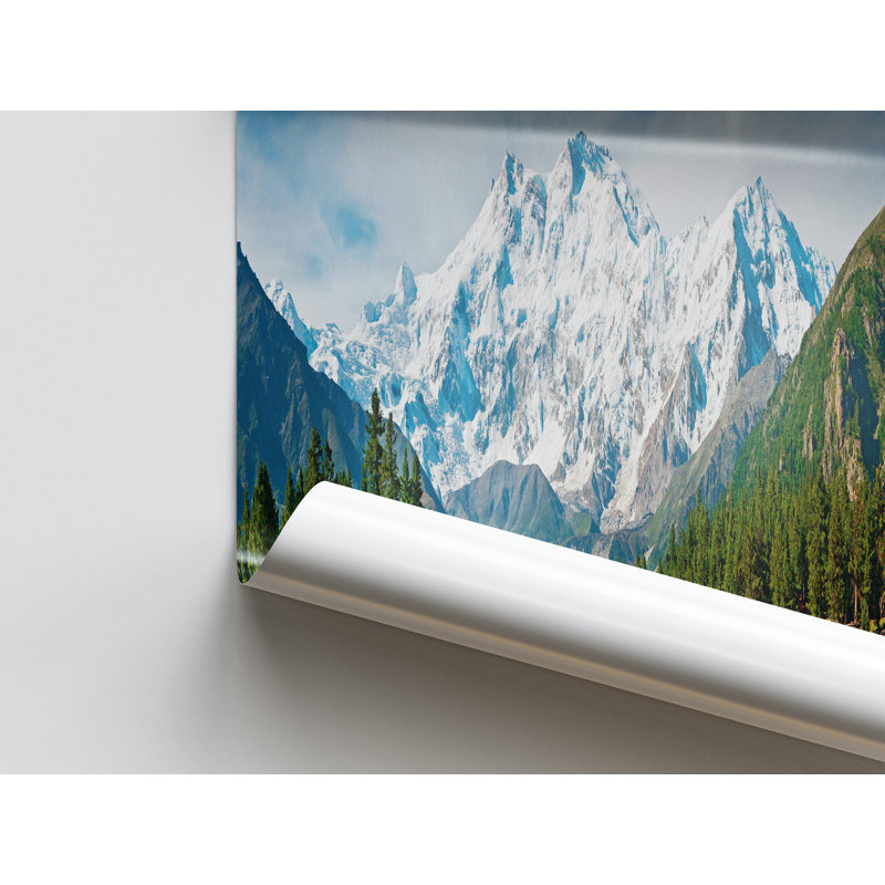 Print on Canvas, 25 cm H x 35 cm W, Black Floater Framed