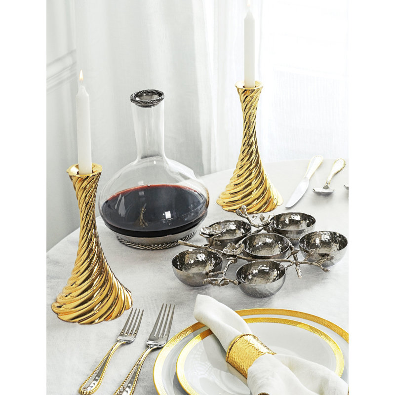 Orchid Seder Plate, Black