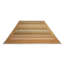 Field Wool Striped Area Rug in Cooper/Beige-14000908