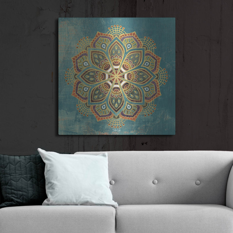 "Boho Medallion I" par Marla Rae, H 36 po x l 36 po