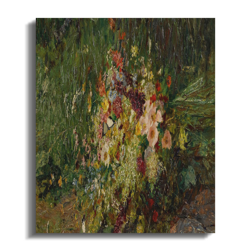 Floral Garden Canvas Wall Art, Painting, Gallery Wrapped Canvas, Ready to Hang, Archival Quality, Modern Decor, Statement
