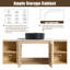 Ensemble de meuble-lavabo simple 54 po avec plateau en pierre reconstituée Eaton-2044320608-2044320622