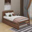 Lit plateforme simple en bois avec lit gigogne Modern Design-1411279149