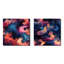 Cylie - ensemble de 2 reproductions d'art sur toile abstraites-102582035-102582036