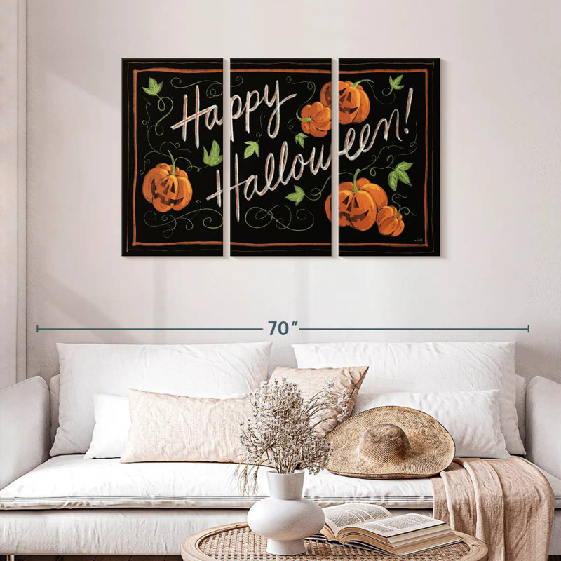 Jack O Lantern de Lelend Happy Halloween, H 28 po x l 45 po