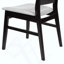 Ensemble de salle à manger 5 pièces de style Mid-Century moderne, structure en bois d'hévéa, une table et 4 chaises rembourrées-1350973500-1350973495