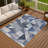 Machine Washable Indoor/Outdoor Kesler ACN2373 Geometric Rug-193807584