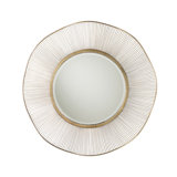 Olympia Flat Metal Beveled Wall Mirror