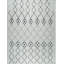 8x10 Ivory Hand-Knotted Wool Mirrored Diamond Lattice Oriental Modern Contemporary Carpet Rug