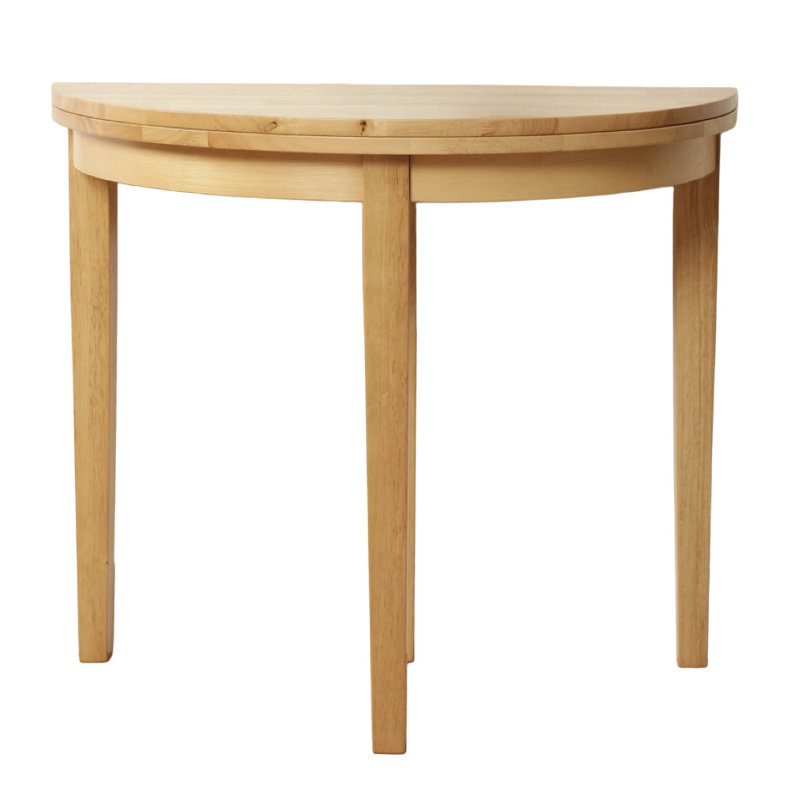 Bowerbank Extendable Round Solid Wood Dining Table
