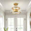 3 - Light Glass Drum Semi Flush Mount Light-217375318-217375314