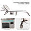 Chaise longue inclinable avec coussin Kadie-Lei-208890412