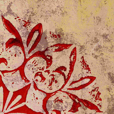 " Red Symbol 2 " Painting Print