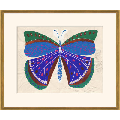 Paule Marrot " Butterfly Blue (Var. 1) " by Paule Marrot
