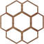 Médaillon de plafond en bois Florin-63411866-63411865