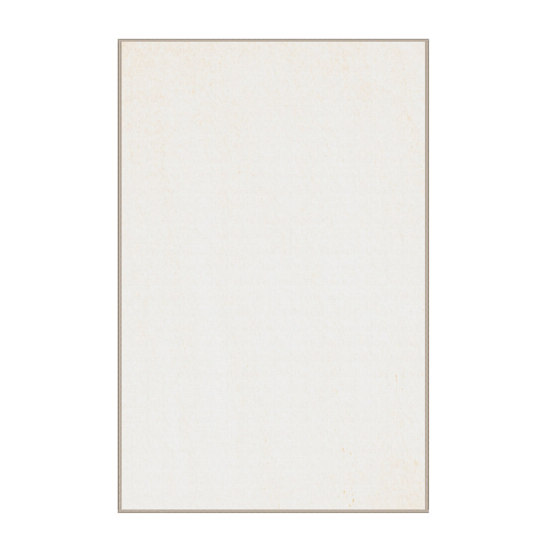Tapis en chenille / polyester tissé à la machine de couleur unie Newfane, Rectangle 3 pi x 5 pi