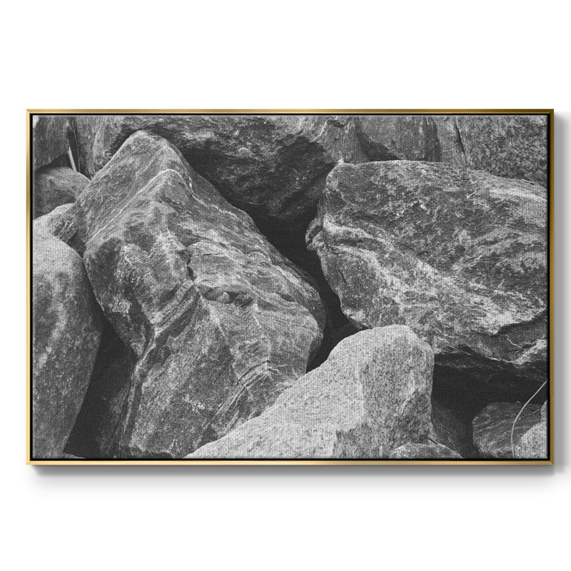 Found Textures VII - Toile encadrée de qualité supérieure - prête à être accrochée, H 17 po x l 25 po x P 2 po