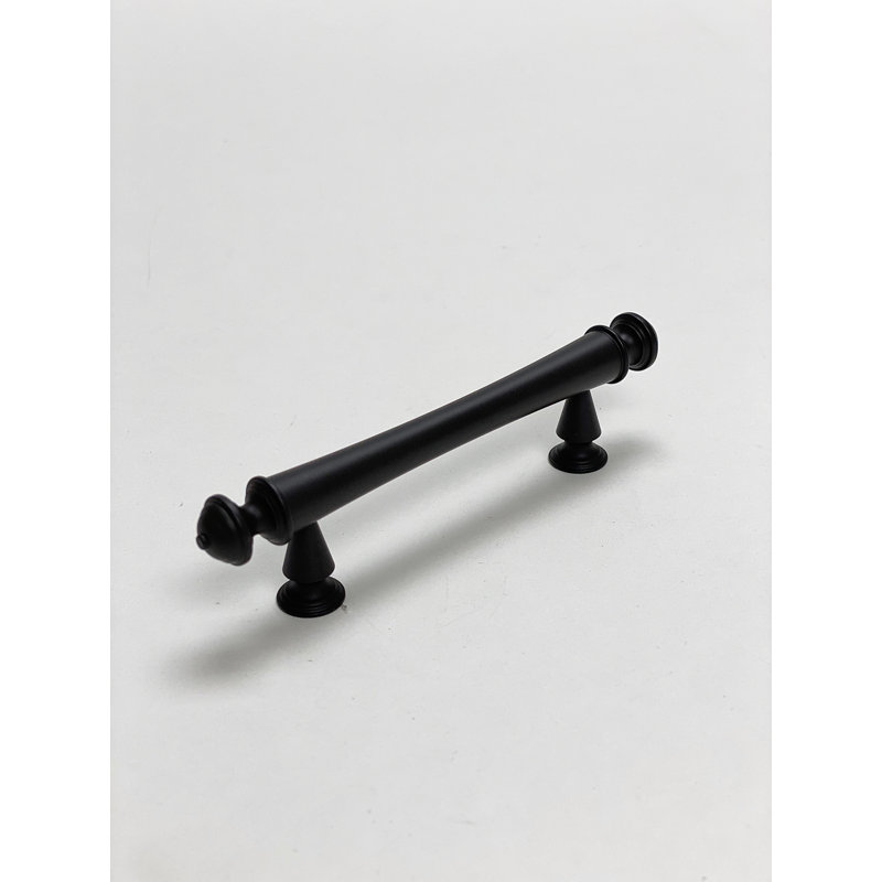 Emmeline 3" Center to Center Solid Brass Drawer Pull, Oil Rubbed Bronze