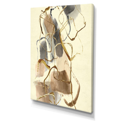 " Gold Glam Squares VIII "