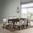 Stylish Dining Set Rectangular Table and 8-Chairs