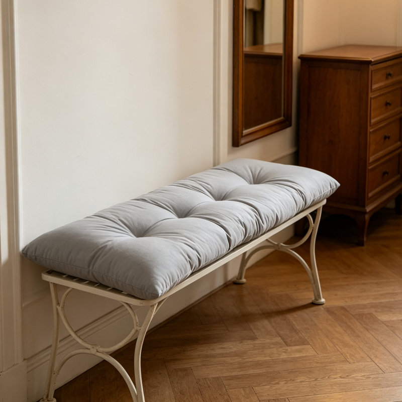 Ebern Designs Outdoor Long Bench Cushion