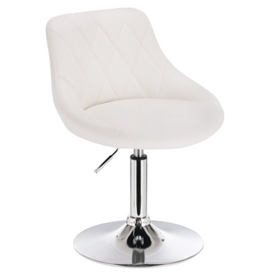 Dequesha Swivel Upholstered Adjustable Height Counter Stool