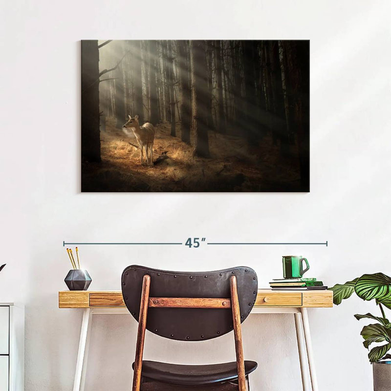 Brampt Forest Deer, 26" H x 39" W