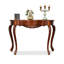 Console noyer massif et bois manufacturé