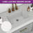 Balconera 48 Inch Wall Mounted Bathroom Vanity With Quartz Stone Countertop And Ceramic Basin-114234433