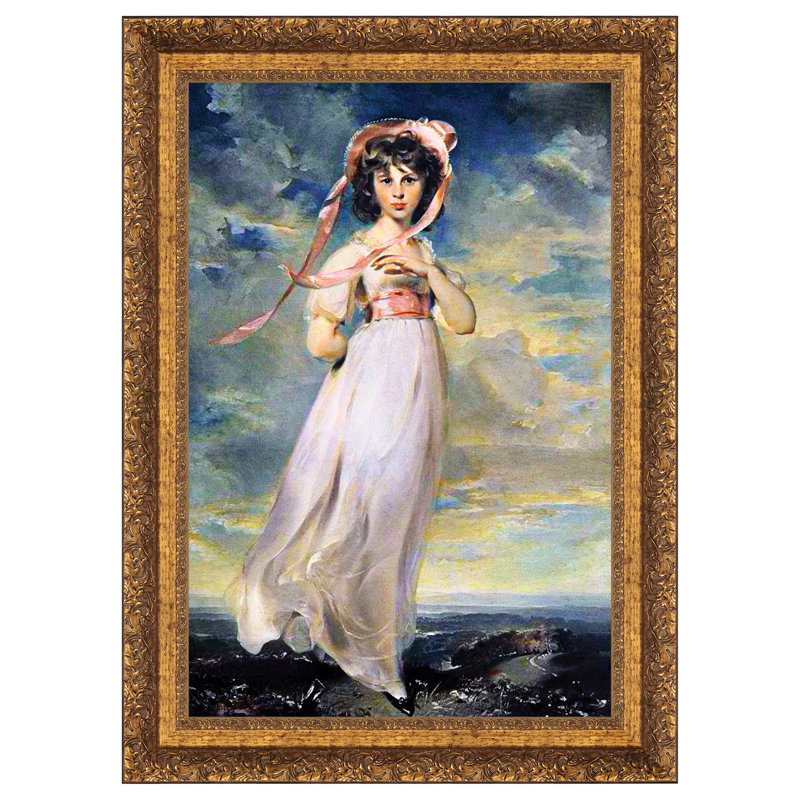 "Pinkie" par Thomas Lawrence sur toile, H 18 po x l 14 po