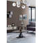 Lustre Witsham Modern Glam, 25,6 po de diamètre x 13,8 po de hauteur, fabrication 100% métal, douille E27 (40 W maximum), finition blanche élégante avec peinture séchée au four et revêtement dégringolé | Parfait pour la décoration scandinave-1600694685-1600694684